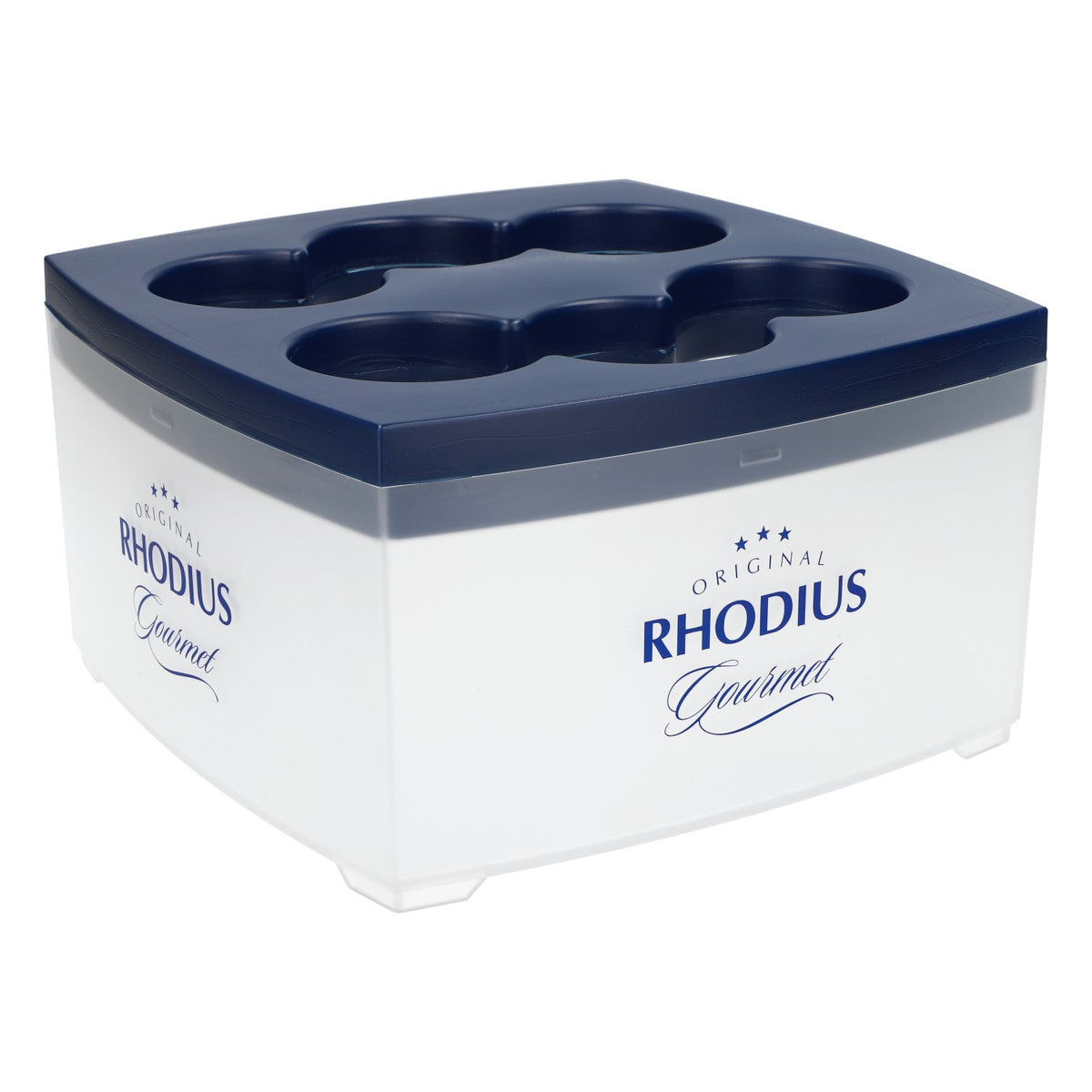 Rhodius Raffreddatore da conferenza Raffreddatore per bottiglie 6 bottiglie Bianco/Blu