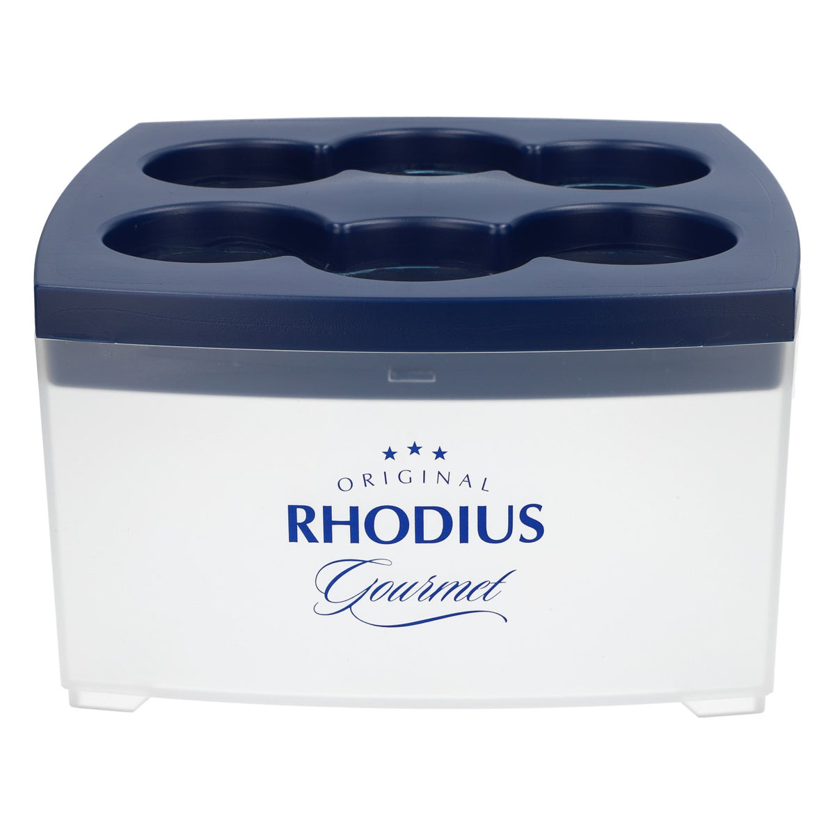 Rhodius Raffreddatore da conferenza Raffreddatore per bottiglie 6 bottiglie Bianco/Blu – Vista 2