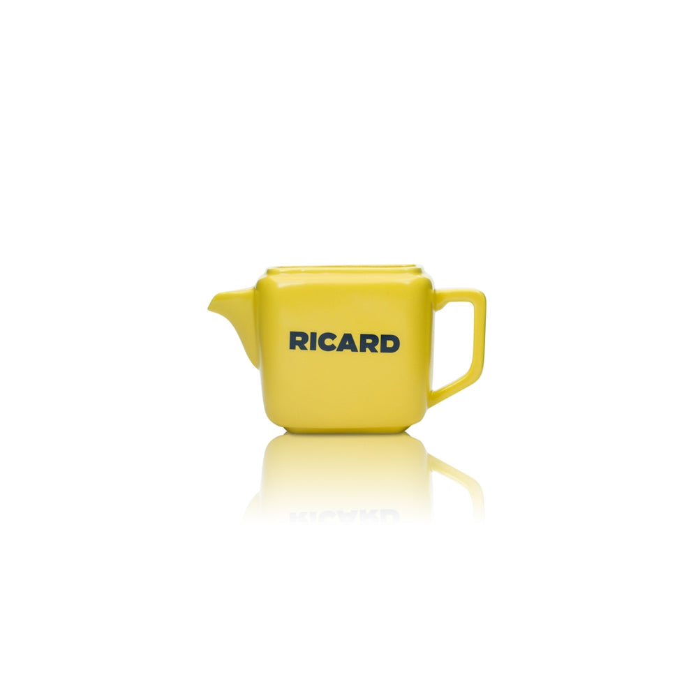 Ricard Anisette Caraffa 0,2 l Brocca Tazza Bicchieri Versatore Ceramica giallo