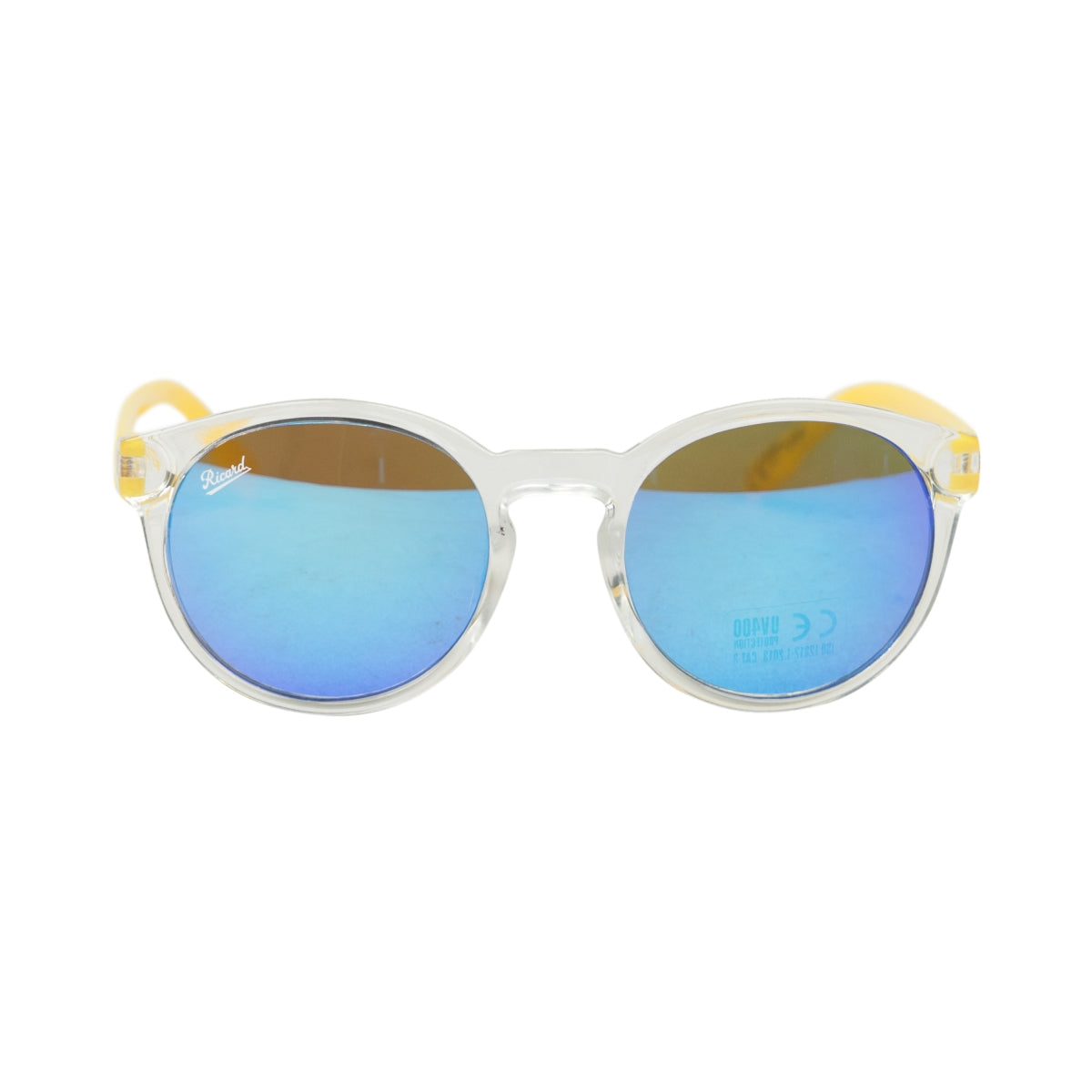 Ricard Pastis Occhiali da sole Unisex UV400 Occhiali retrò Nerd blu giallo Occhiali – Vista 2