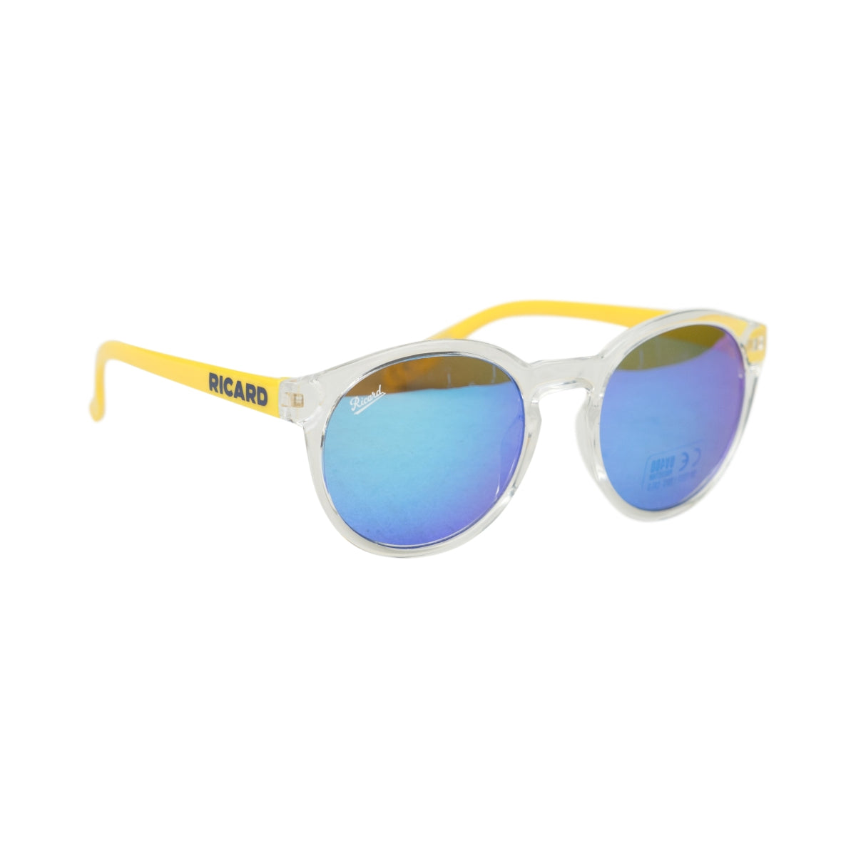 Ricard Pastis Occhiali da sole Unisex UV400 Occhiali retrò Nerd blu giallo Occhiali – Vista 3