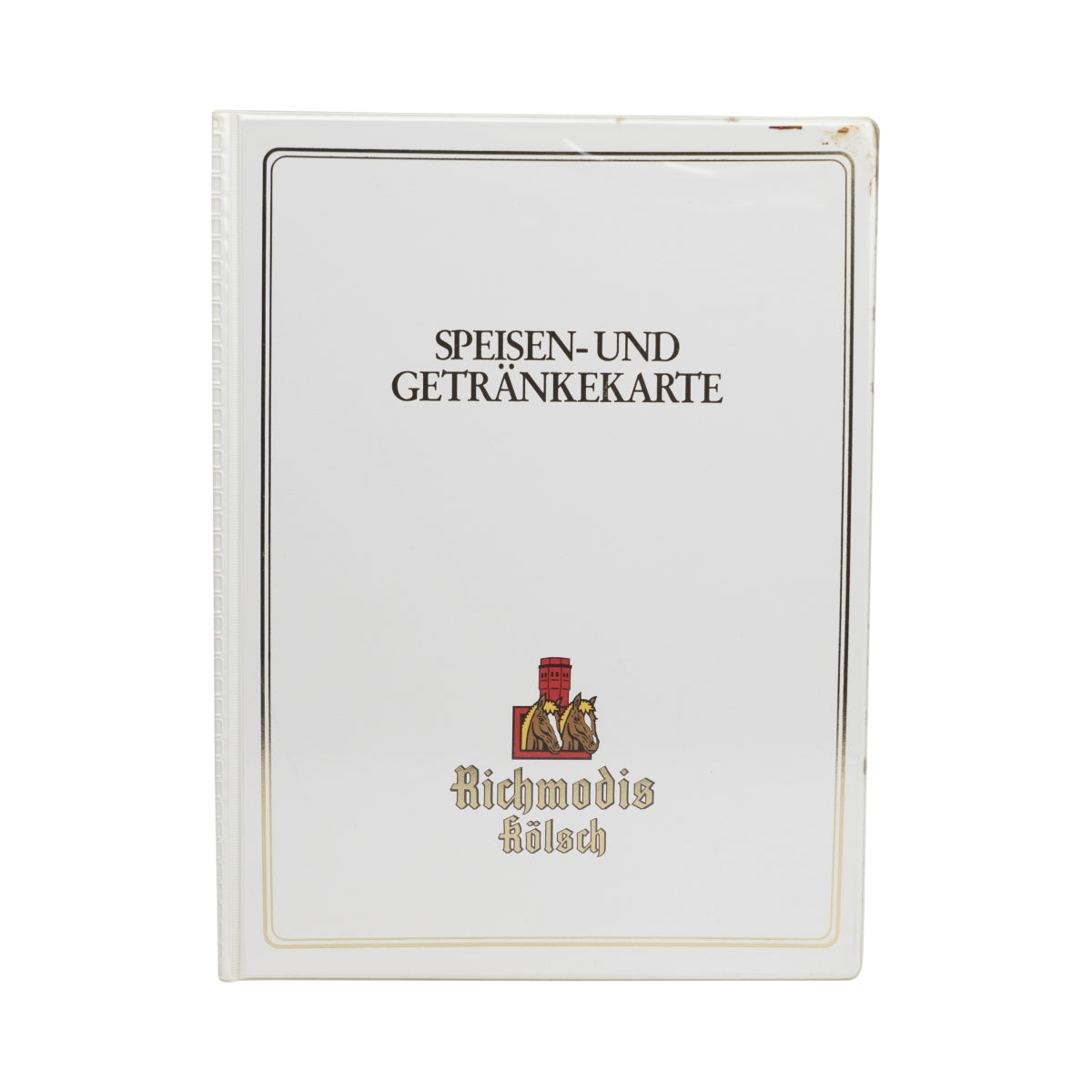 Richmodis Kölsch Birra Menu bevande e cibi Bianco 4 pagine DINA4 Menu Bar