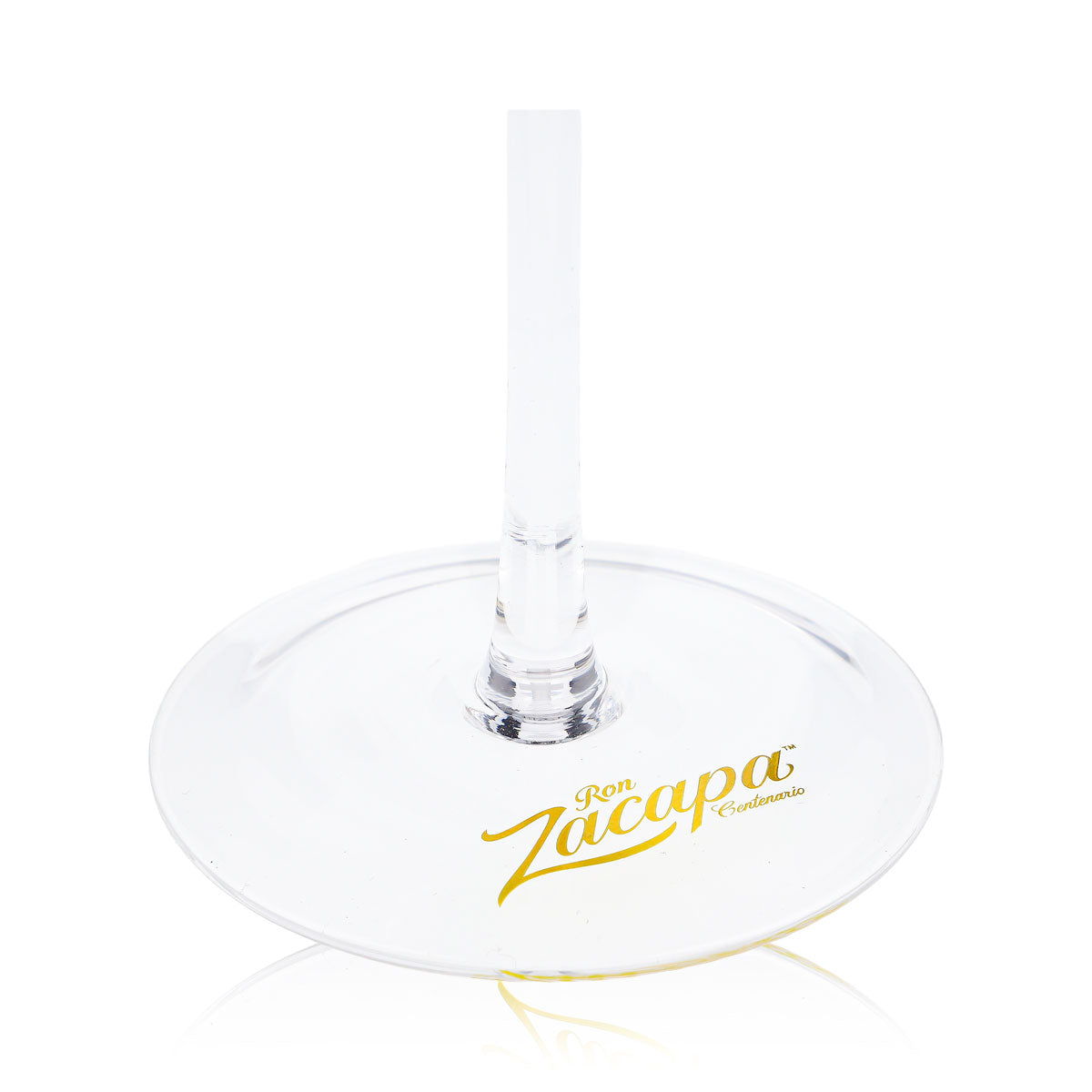 Bicchiere da rum Ron Zacapa da 0,28 l, a calice, con logo giallo – Vista 4