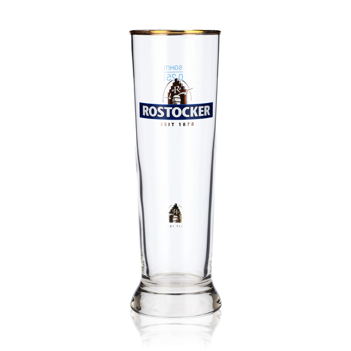 Bicchieri da birra Rostocker Bicchieri da birra 0,25 l Logo blu Sahm