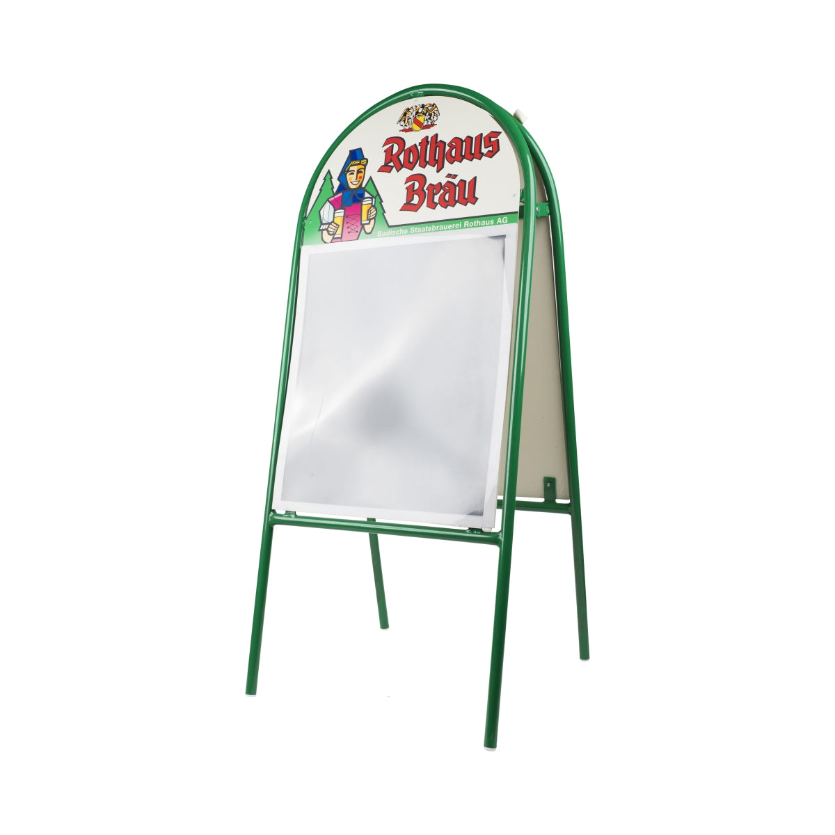 Rothaus Espositore per birra Lavagna pieghevole impermeabile 126x54cm Espositore per clienti