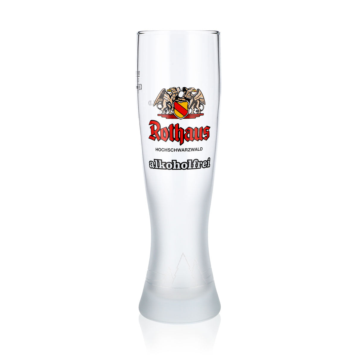 Bicchiere da birra Rothaus 0,5 l Bicchieri da birra Bicchiere da birra bianca Frosted analcolica Sahm Elegante