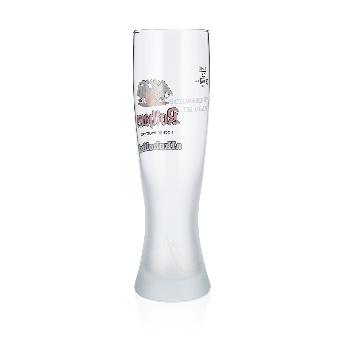 Bicchiere da birra Rothaus 0,5 l Bicchieri da birra Bicchiere da birra bianca Frosted analcolica Sahm Elegante – Vista 4