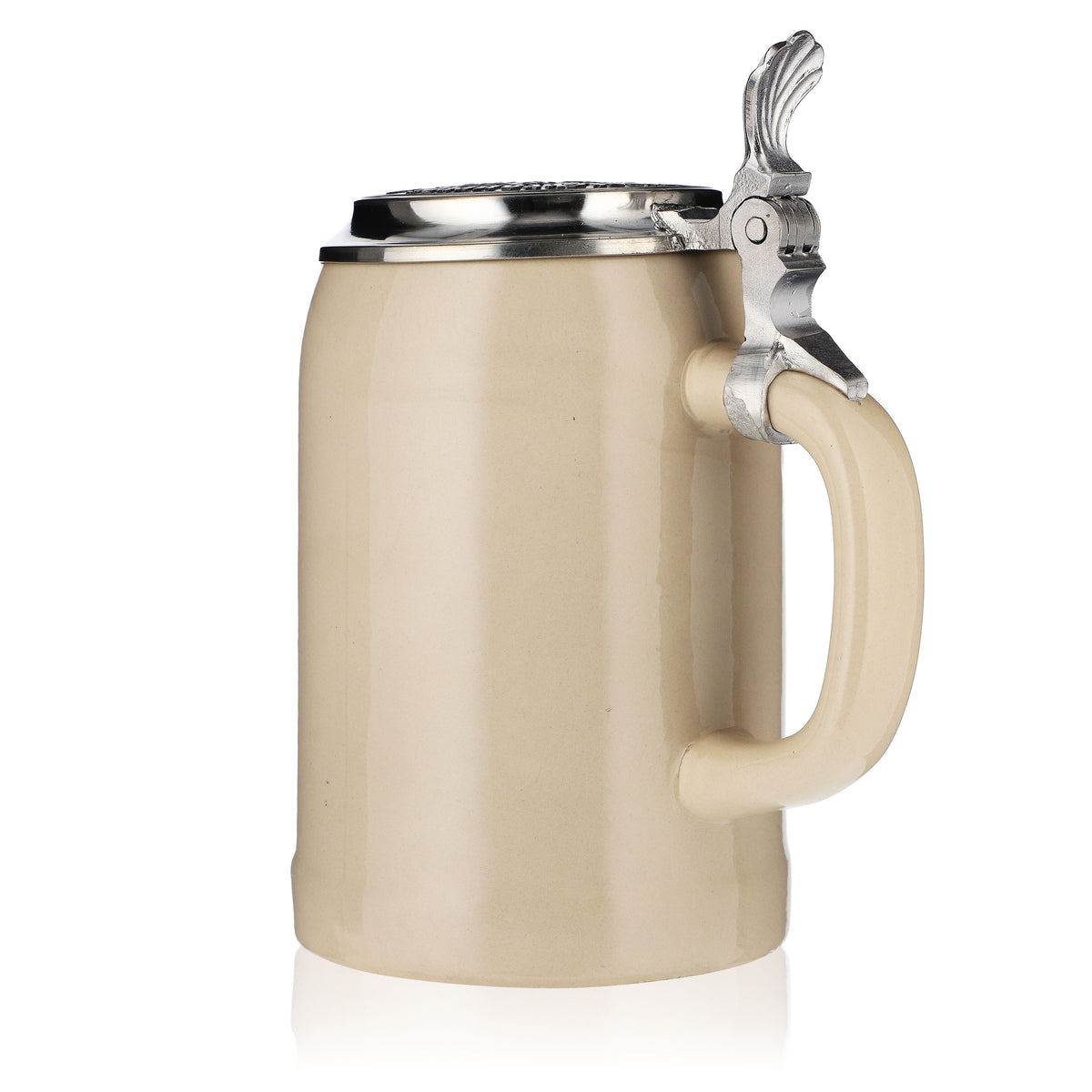 Bicchiere da birra Rothaus 0,5 l Brocca di terracotta con coperchio in peltro Bicchiere da collezione Seidel Rastal – Vista 5