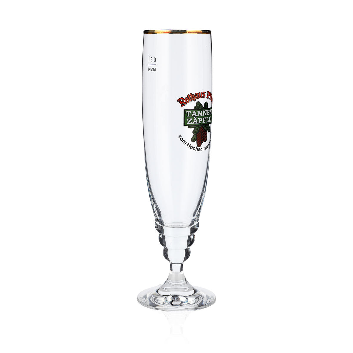 Bicchiere da birra Rothaus Bicchieri da birra 0,3 l Bicchiere a calice Tannenzäpfle Rastal Feldberg – Vista 2