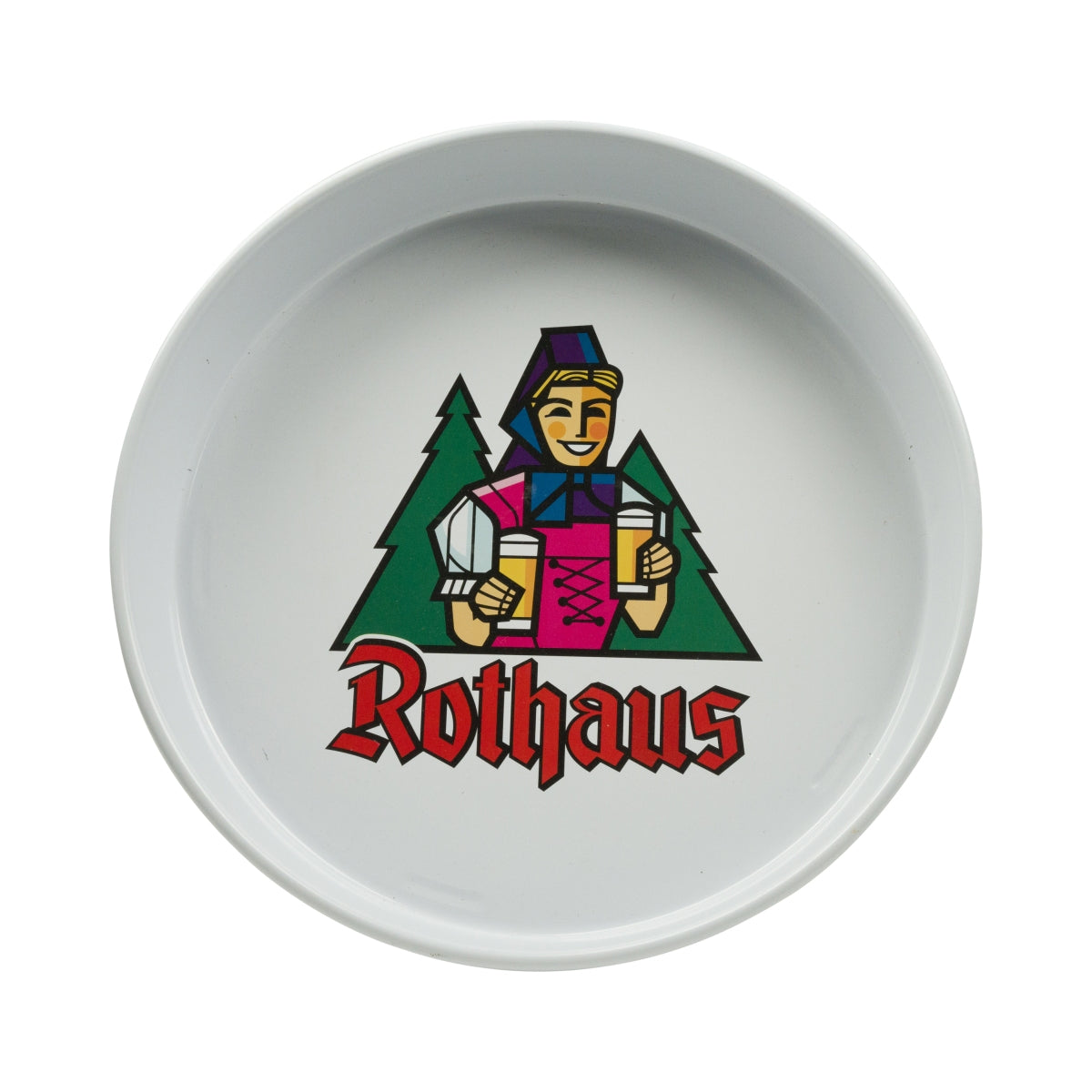 Vassoio per birra Rothaus Vassoio da portata Vassoio da cameriere bianco Metallo