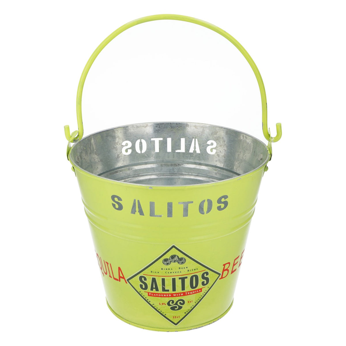 Salitos Secchiello per birra Secchiello refrigerante Icecube Verde Giallo 5 l "Maxi"