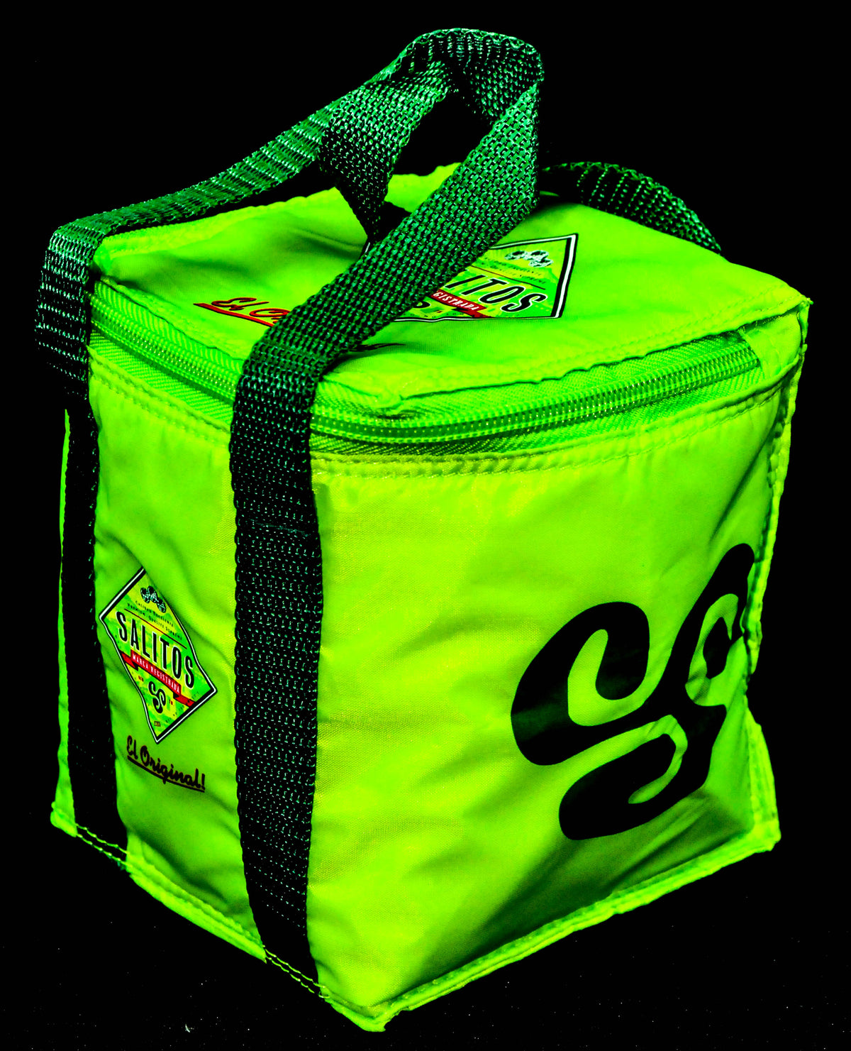 Borsa termica per birra Salitos Borsa termica per lattine Borsa termica da spiaggia Piccola Verde isolata