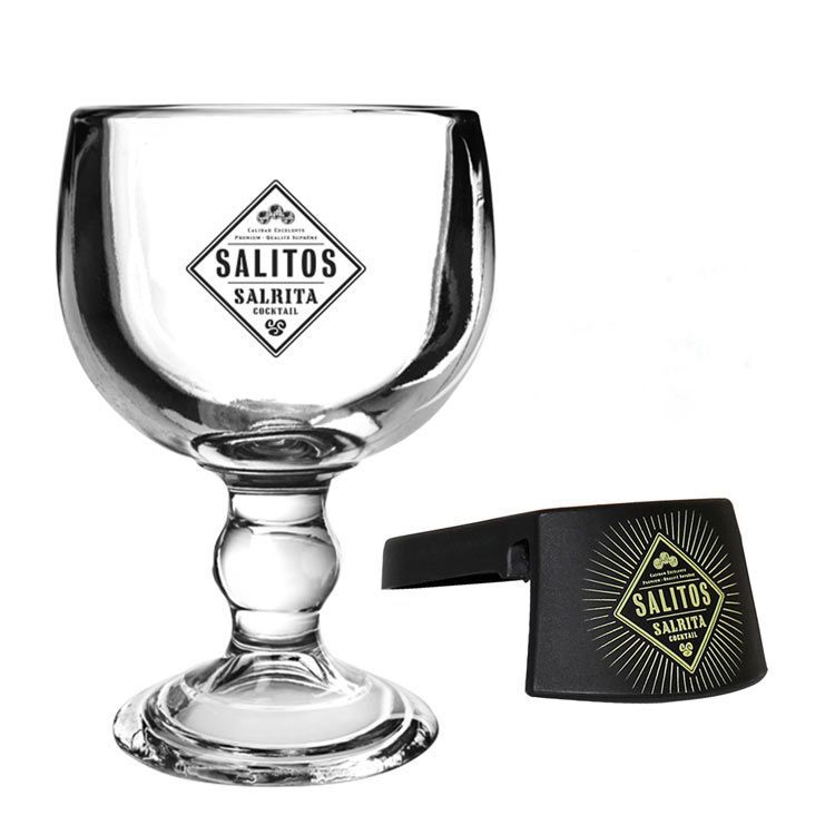 Birra Salitos Salrita Bicchiere 0,65 l Bicchieri da cocktail Margarita Clip Tequila Mix Bar