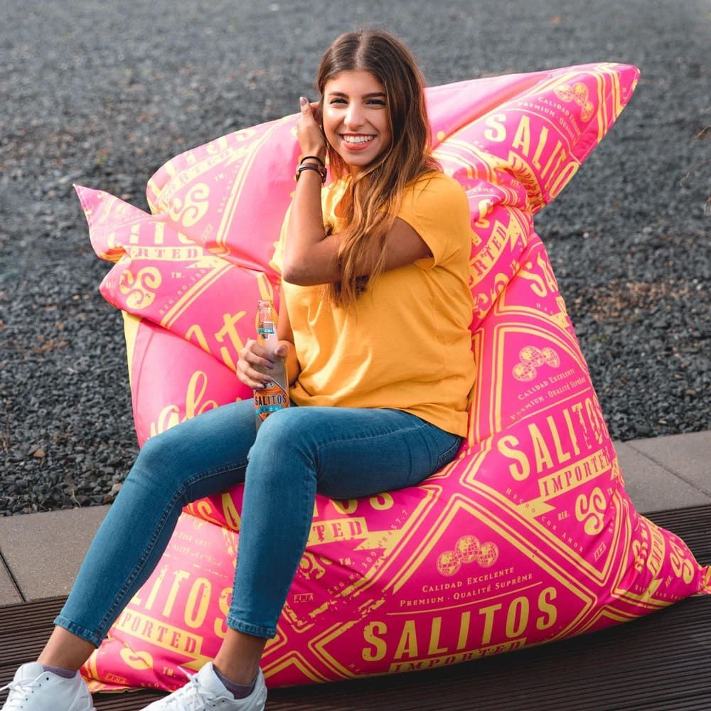 Salitos Pouf Beanbag Grande Poltrona Lounge da Esterno Divano Chill