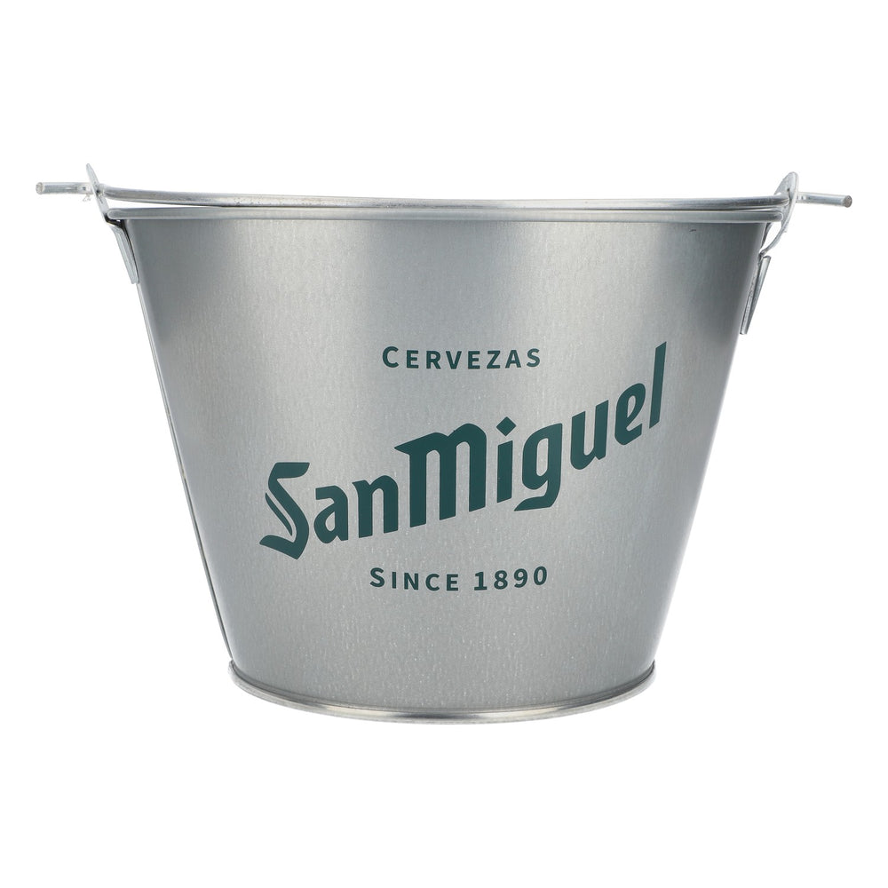Secchiello per bottiglie di birra San Miguel Icecube5l con scritta verde