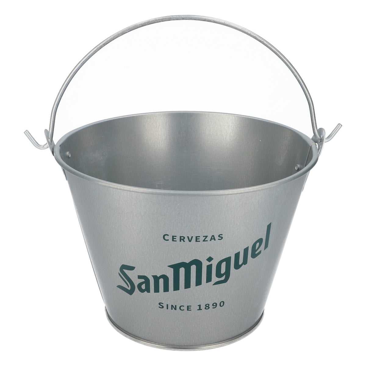 Secchiello per bottiglie di birra San Miguel Icecube5l con scritta verde – Vista 3