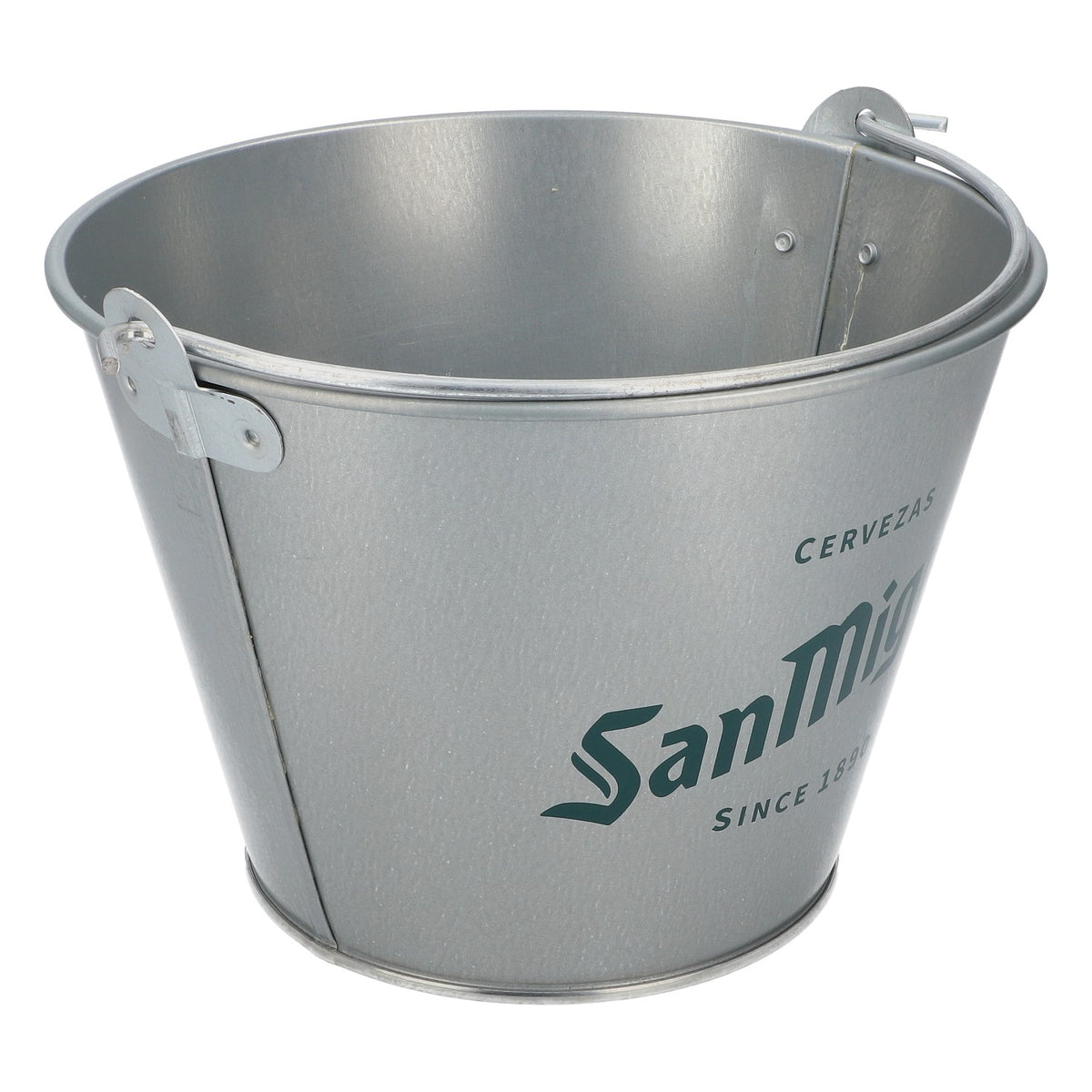 Secchiello per bottiglie di birra San Miguel Icecube5l con scritta verde – Vista 4