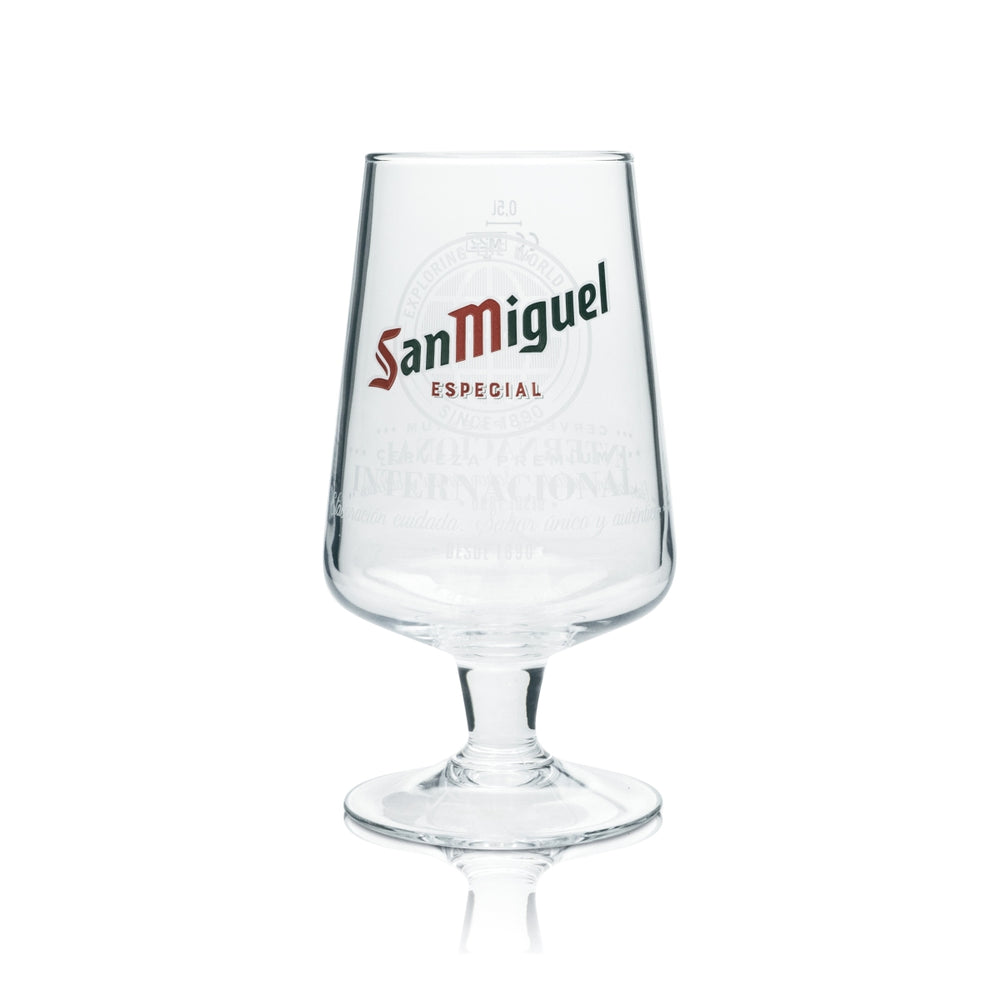 Bicchiere da birra San Miguel 0,5 l Coppa Especial International Copas Bicchieri da birra Tulipano