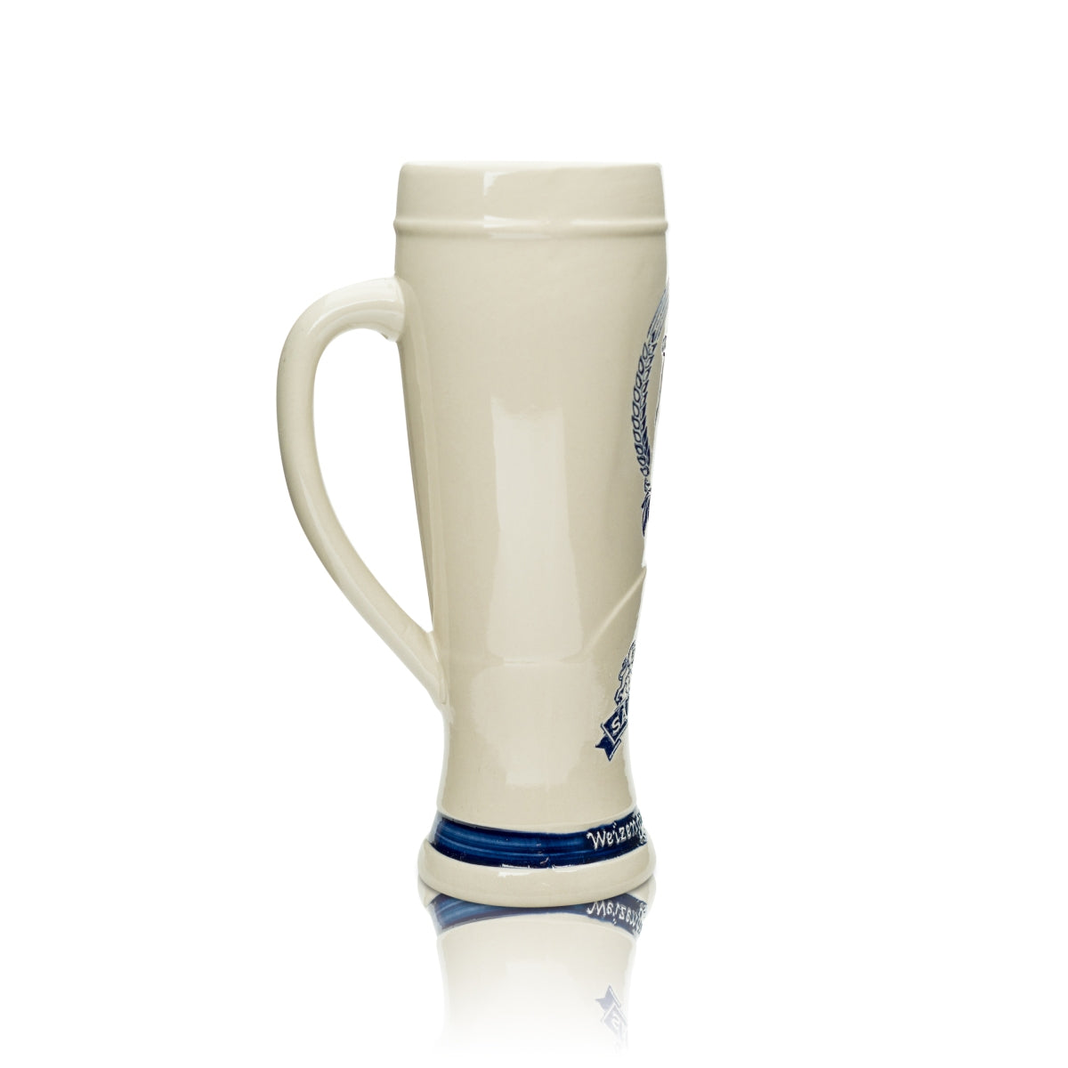 Bicchiere da birra Sanwald 0,5 l Birra bianca Rilievo in argilla "Coppia danzante" Birra di frumento Bicchieri Boccale – Vista 2