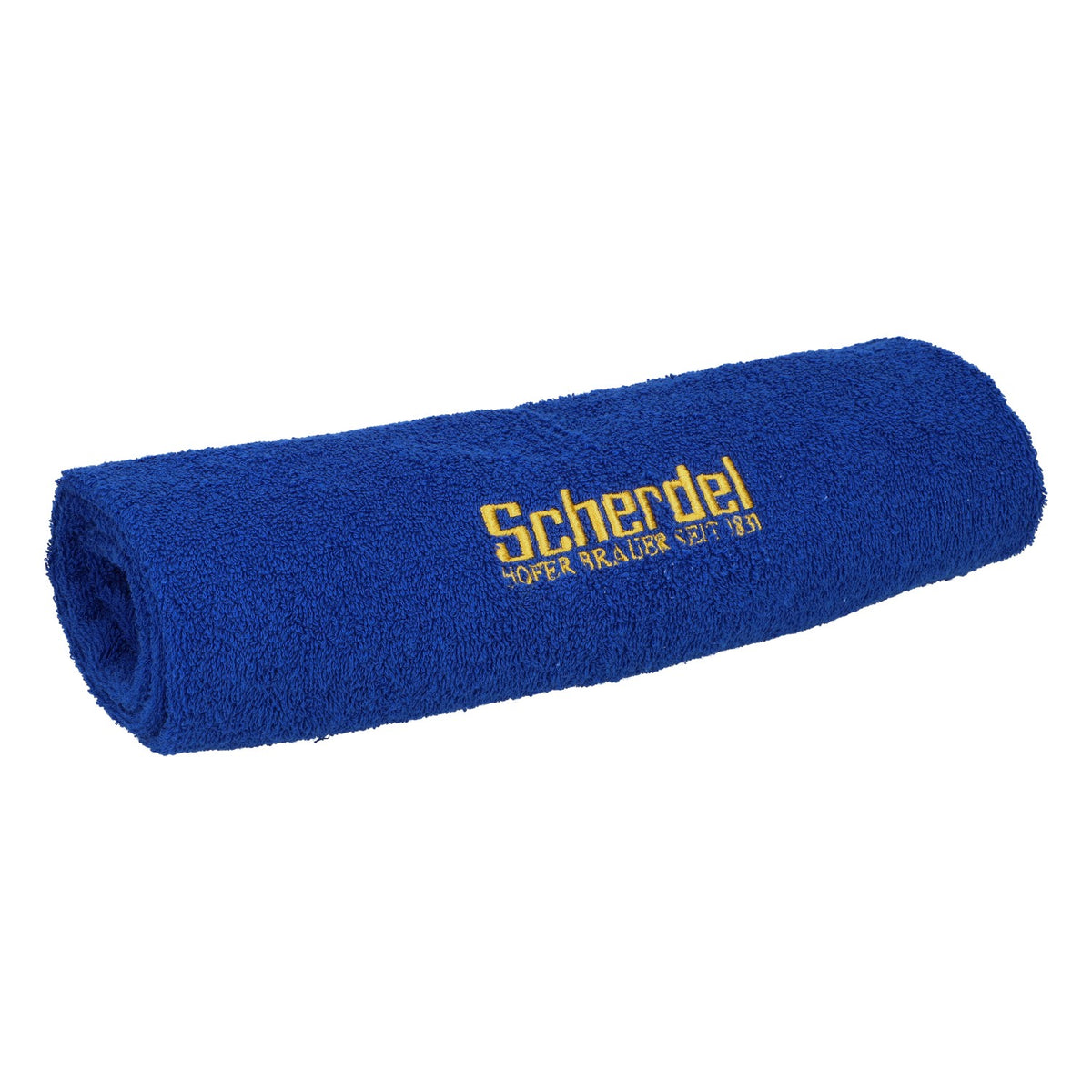 Asciugamano da bar Scherdel Bier Bartowel blu 92x48 con logo – Vista 2