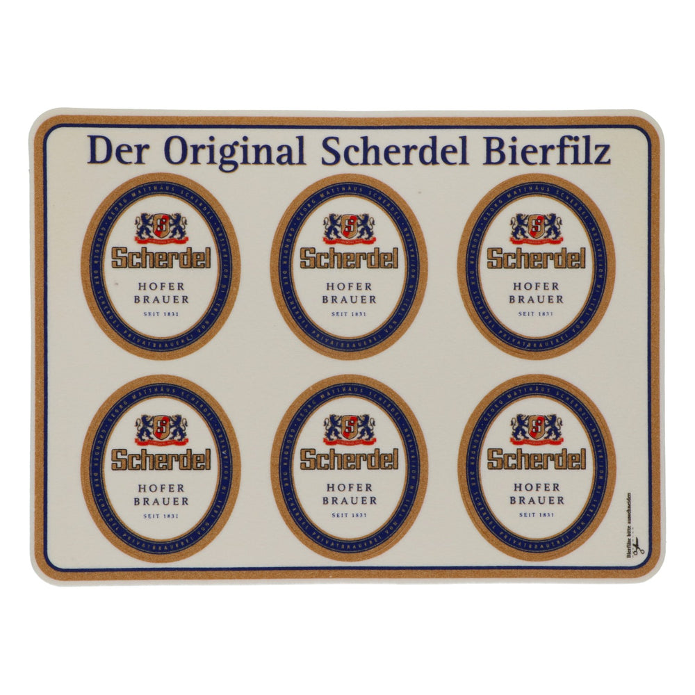 Scherdel Sottobicchieri Sottobicchieri da birra Tappetini da birra da ritagliare