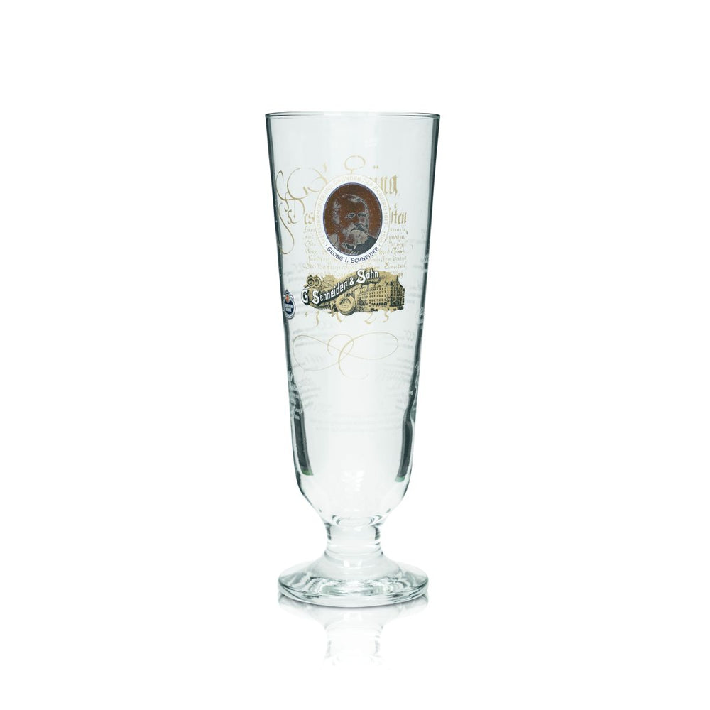 Bicchiere da birra Schneider Landbräu 0,5 l, forma a tulipano, bicchiere da collezione, edizione speciale Georg I