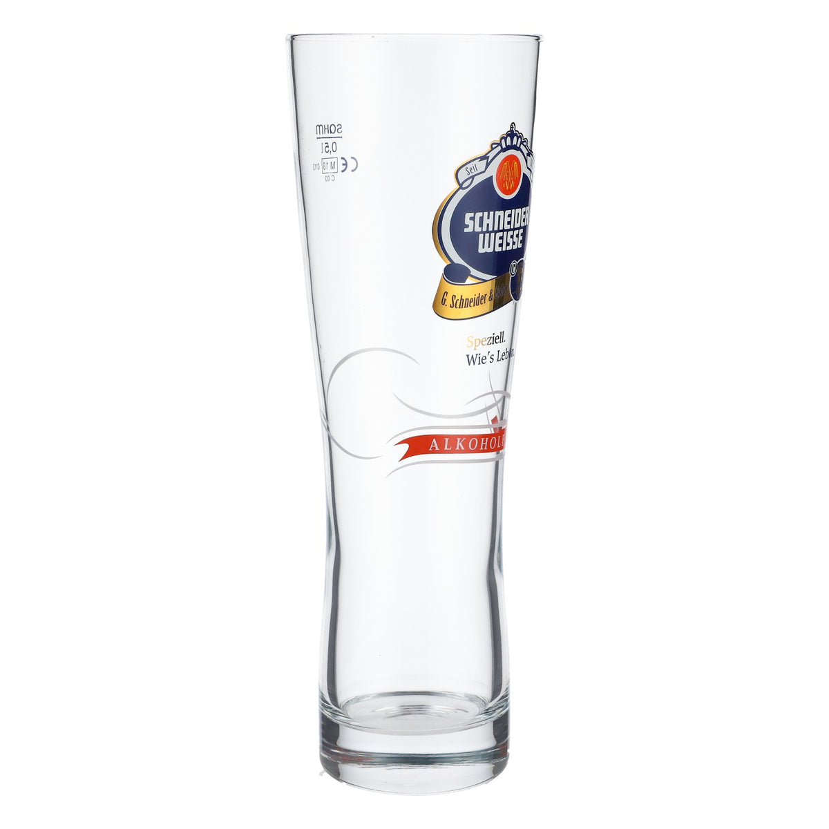Bicchiere da birra Schneider Weisse 0,5 l Bicchieri Coppa Analcolico Speciale Vita – Vista 2