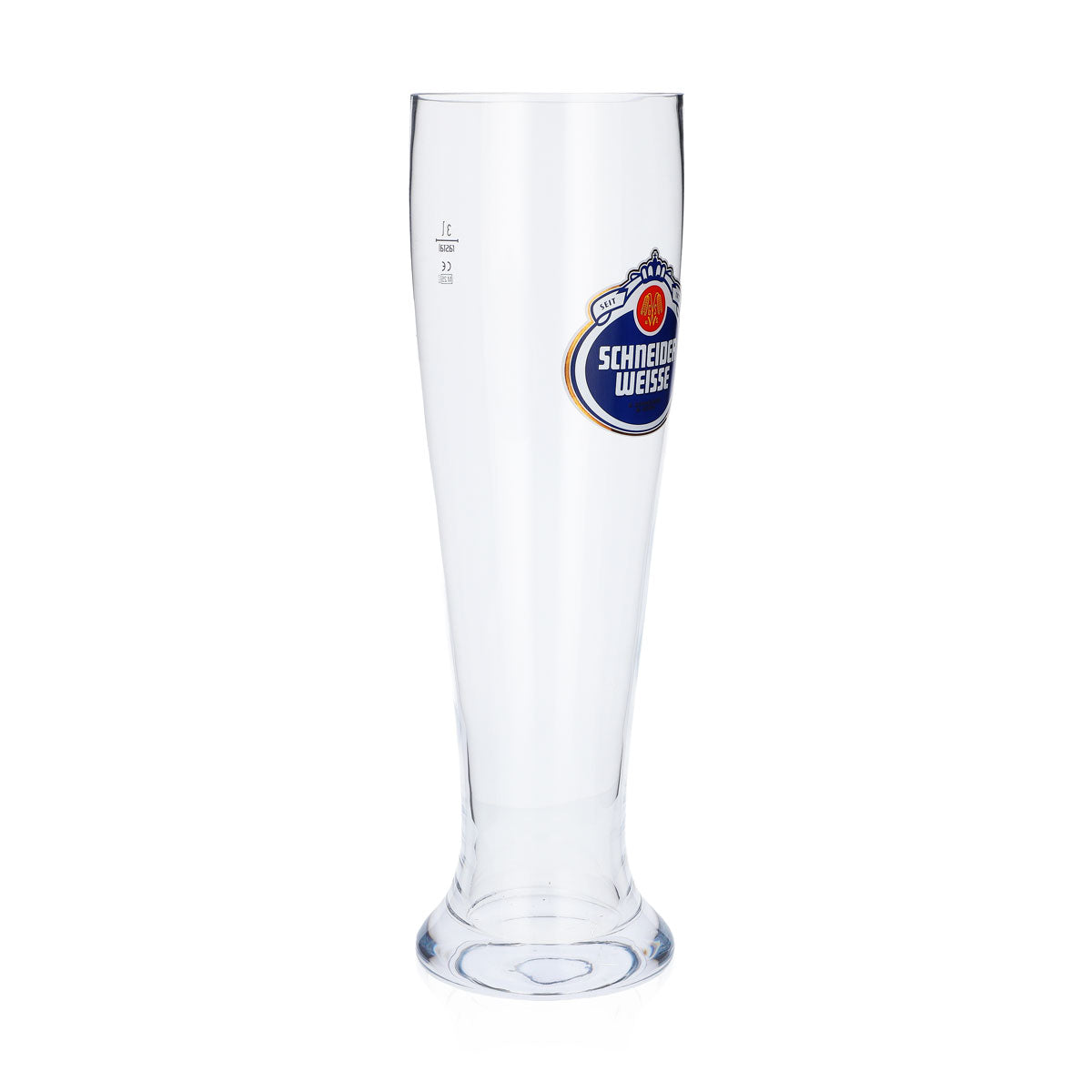 Bicchiere da birra Schneider Weisse da 3 l, bicchiere da birra bianca XXL, bicchiere da birra di frumento, bicchiere da birra di frumento – Vista 2