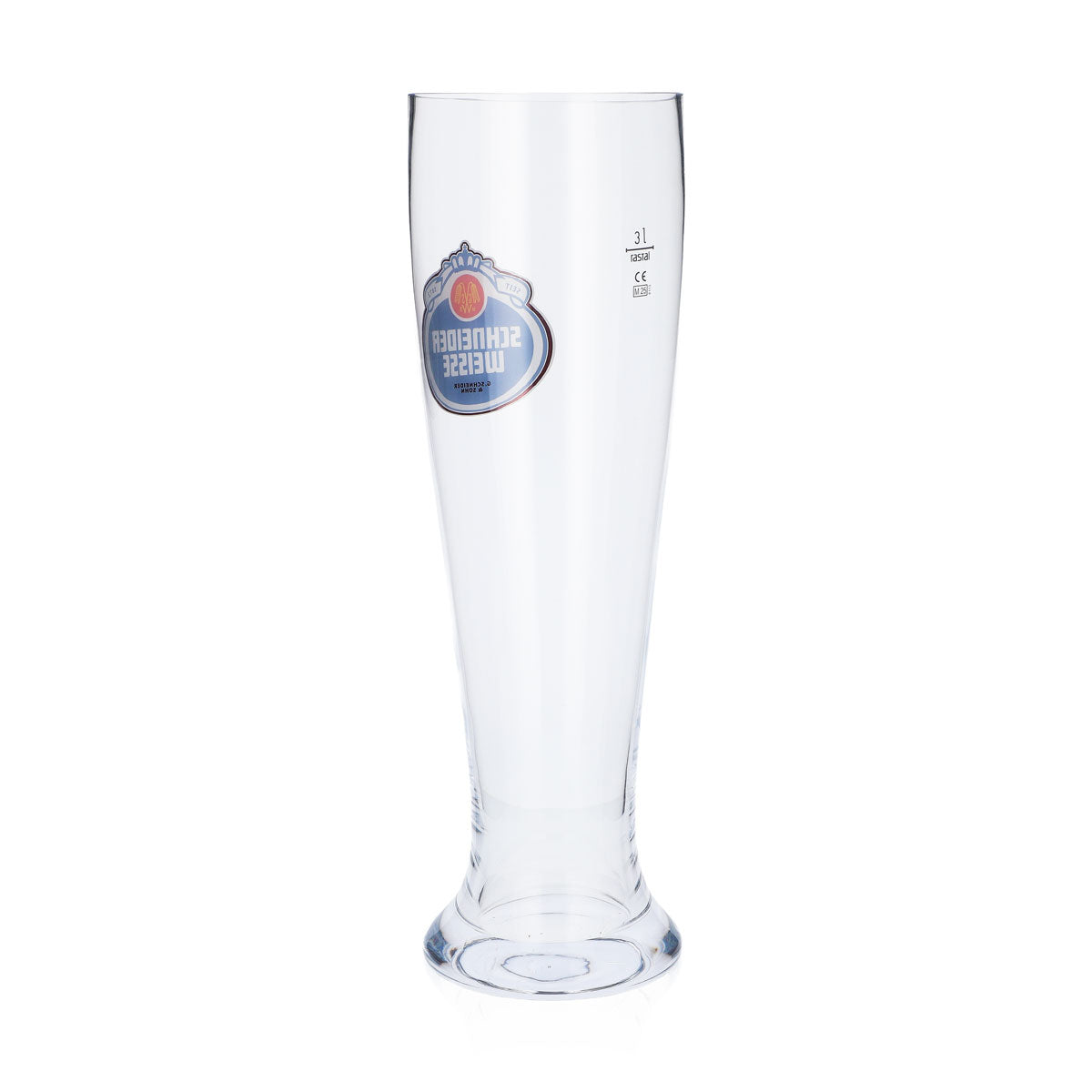Bicchiere da birra Schneider Weisse da 3 l, bicchiere da birra bianca XXL, bicchiere da birra di frumento, bicchiere da birra di frumento – Vista 3