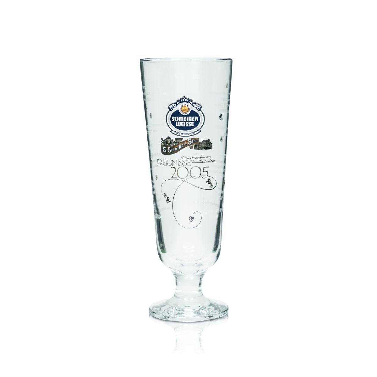 Bicchiere da birra Schneider Weisse 0,5 l Bicchiere da birra Eventi 2005 Edizione speciale Bicchieri