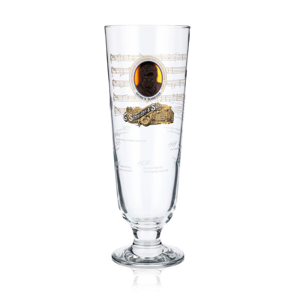 Bicchieri da birra Schneider Weisse 0,5 l, edizione speciale Georg V Sahm