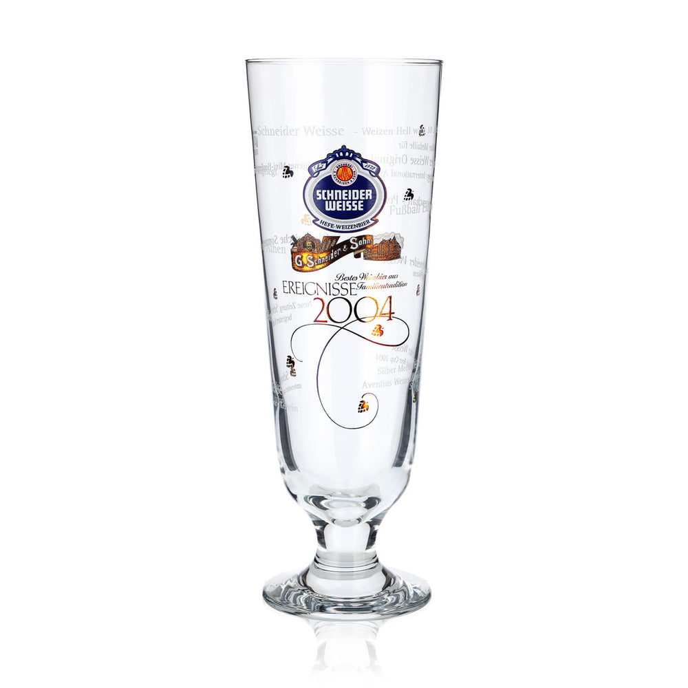 Bicchieri da birra Schneider Weisse 0,5 l, edizione speciale per gli eventi del 2004