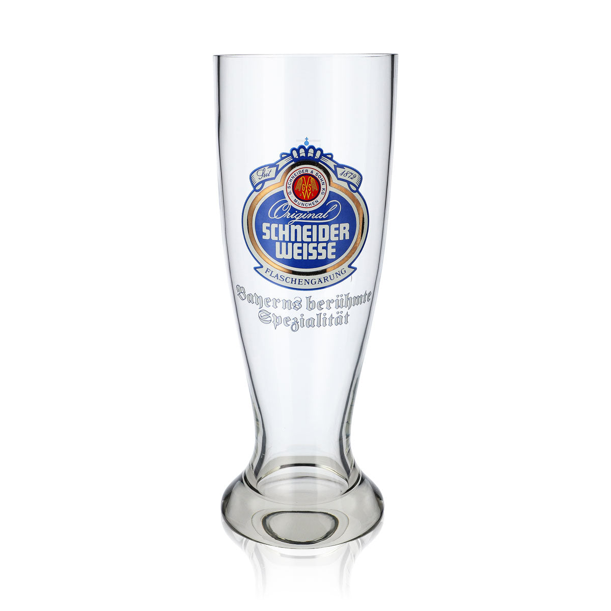 Bicchiere da birra Schneider Weisse XXL 1 l Bicchiere gigante Bicchiere gigante Bicchiere da birra bianca