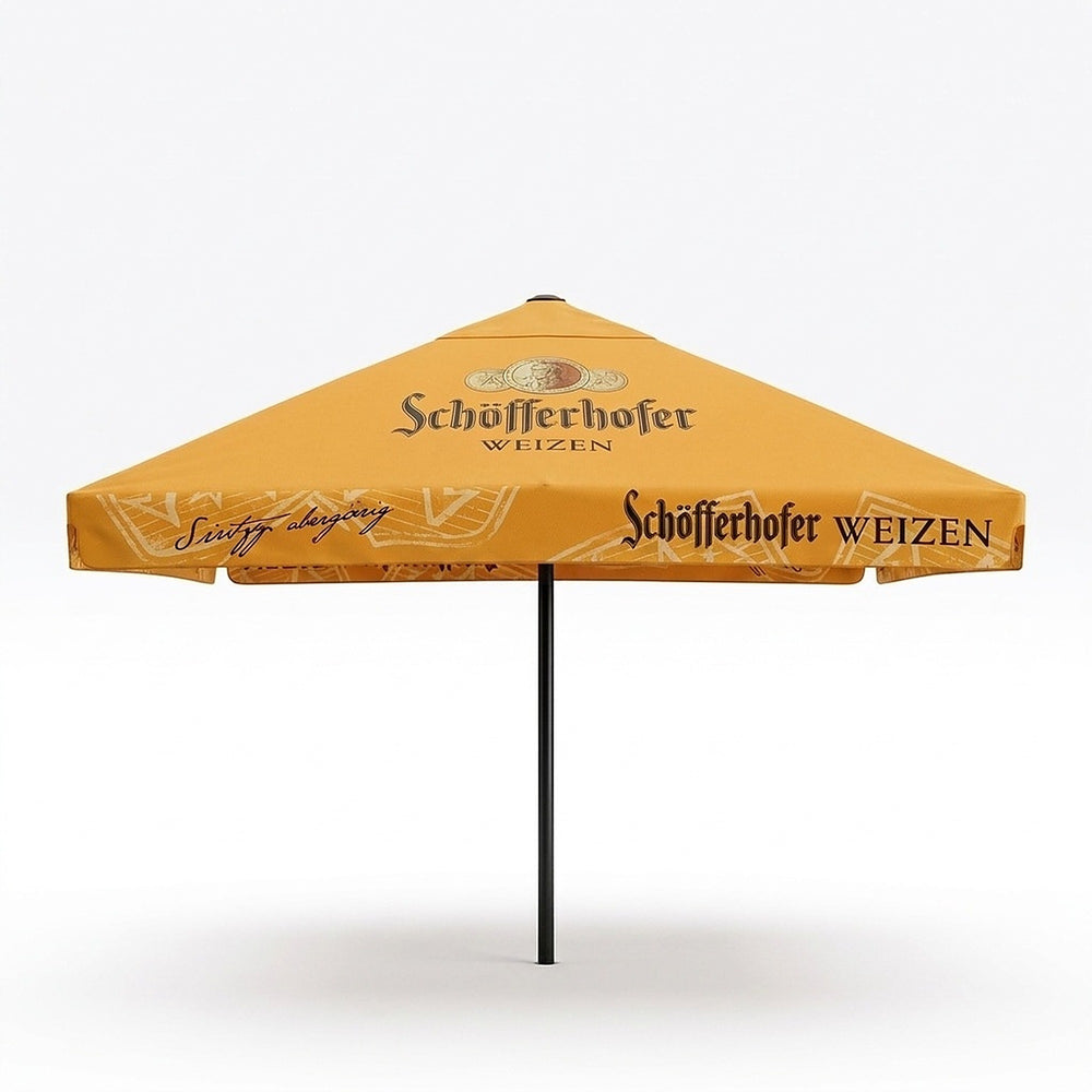 Ombrellone da birreria Schöfferhofer 3x3 m - Birrificio, ristorazione, birreria all’aperto
