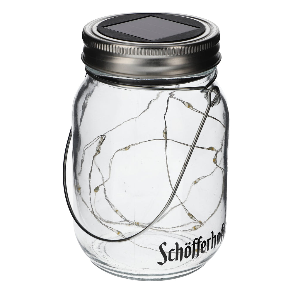 Schöfferhofer LED Lampada da balcone Lampada da tavolo Lampada a sospensione Barattolo di vetro