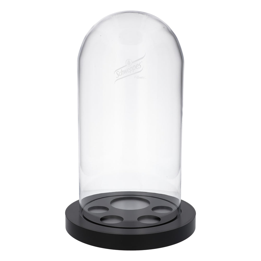 Schweppes LED Glorifier Campana di vetro con illuminazione pubblicitaria, alimentatore incluso