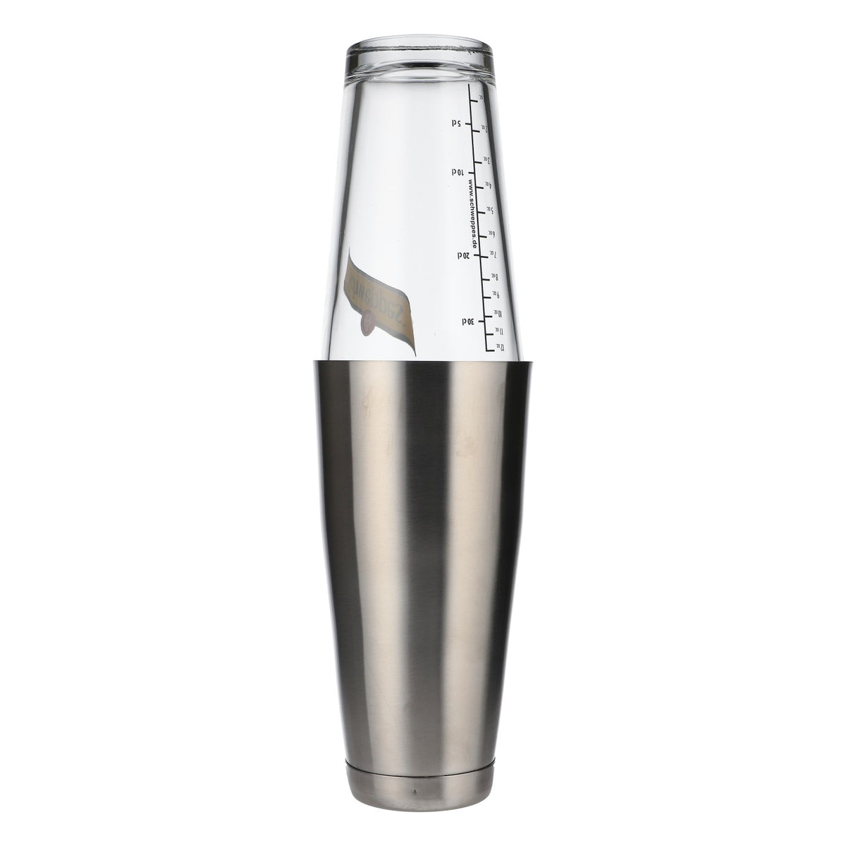 Schweppes Softdrink Shaker Accessori da bar Bicchiere da cocktail Frullatore Acciaio inossidabile/vetro – Vista 3