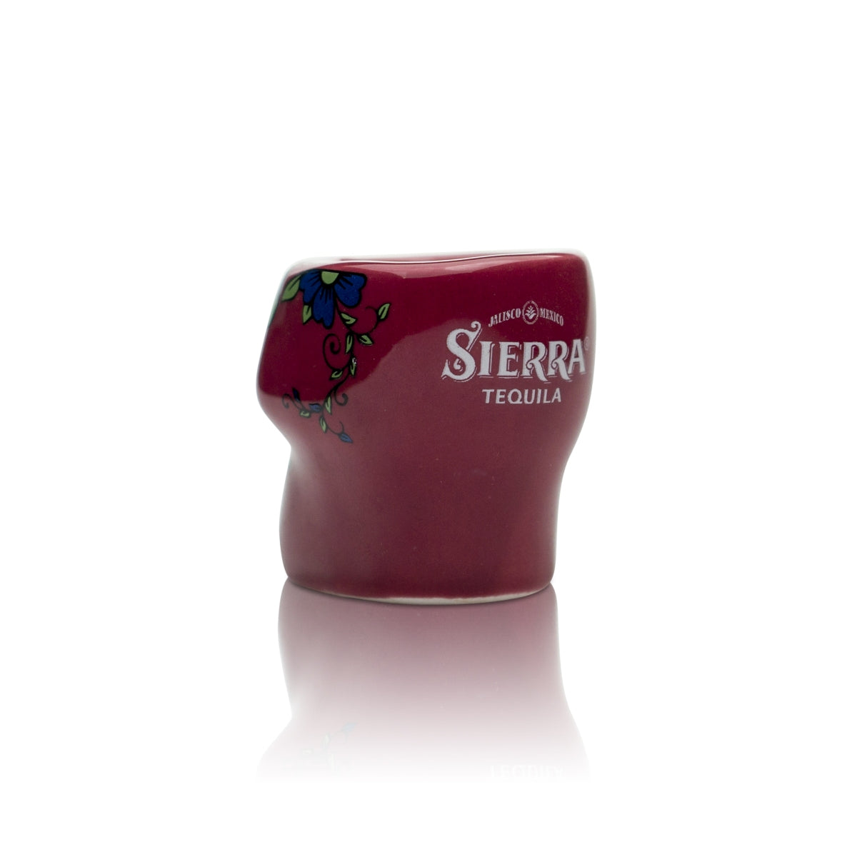 6 bicchieri da tequila Sierra in vetro color argilla da 2 cl con teschio rosa per liquori forti – Vista 3