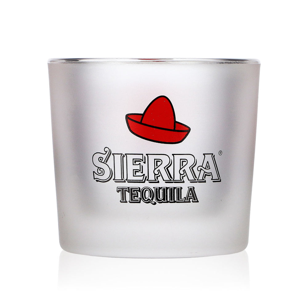 Sierra Tequila - Bicchiere da tequila - Portacandela - Lanterna in vetro satinato
