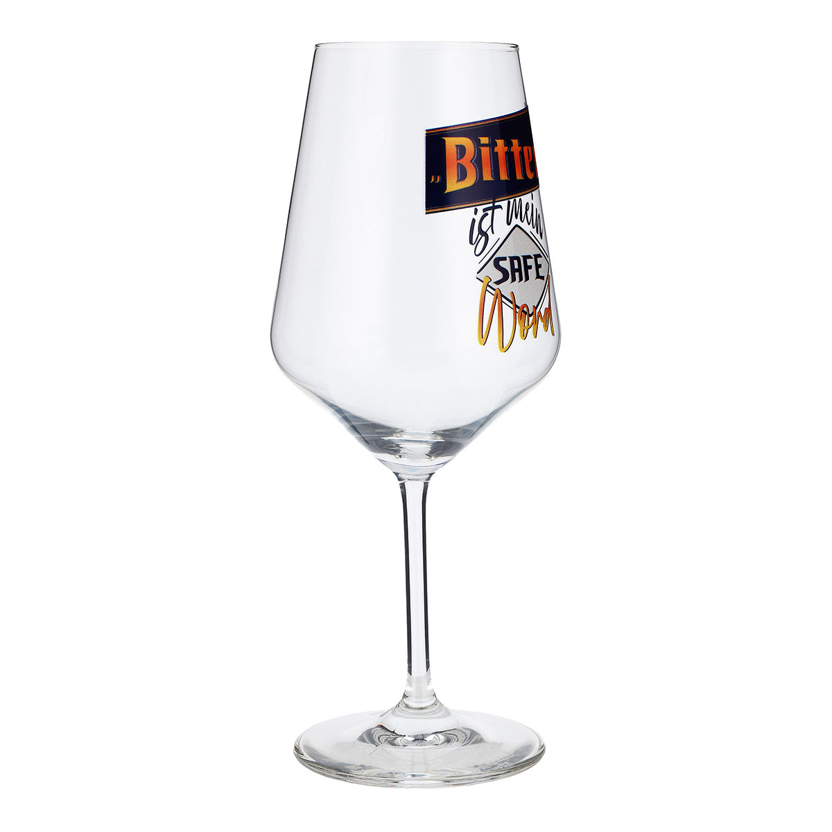 Bicchiere da aperitivo Sipply con scritta "Bitter" è la mia parola di sicurezza per bevande cocktail vino spritz 0,5 l – Vista 6
