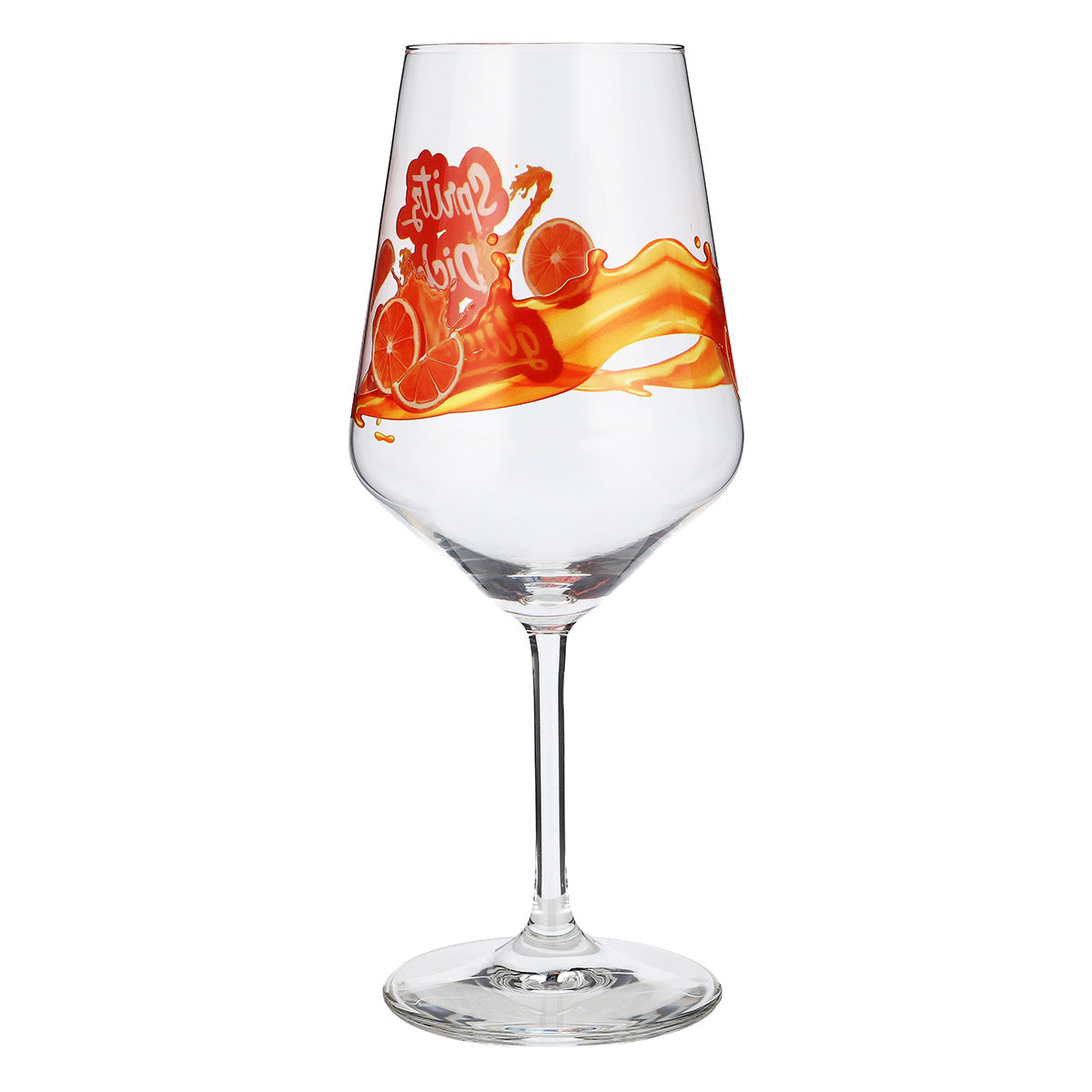 Bicchiere da aperitivo Sipply Summer Vibes con la scritta "Spritz Dich glücklich!" (Spruzzati di felicità!). Bevande cocktail 0,5 l con effetto trasparenza. – Vista 6