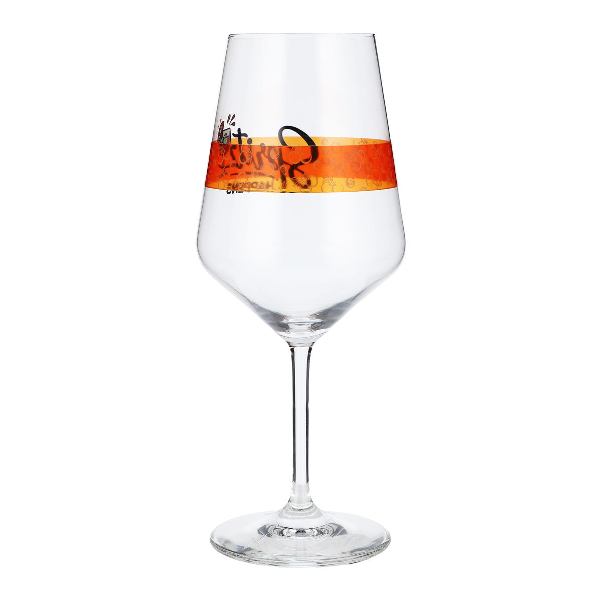 Bicchiere da aperitivo Sipply Summer Vibes con scritta Spritz Happens 0,5 l con effetto trasparenza – Vista 6