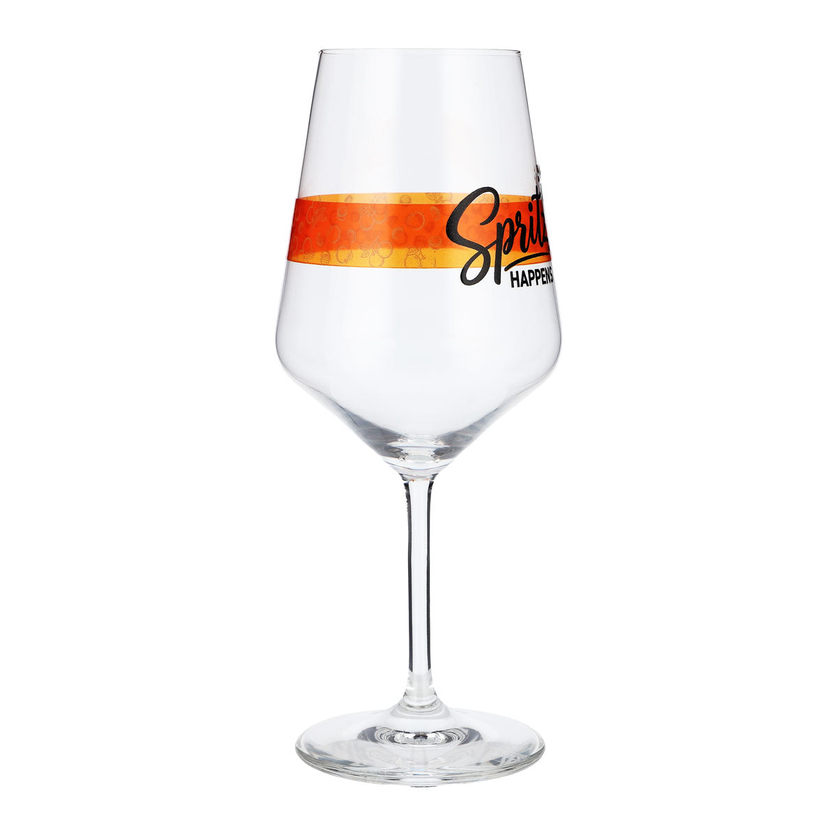 Bicchiere da aperitivo Sipply Summer Vibes con scritta Spritz Happens 0,5 l con effetto trasparenza – Vista 7