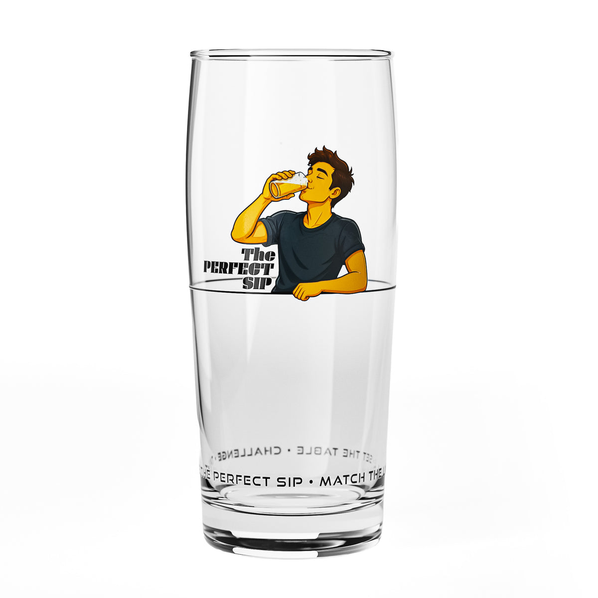 Bicchiere da birra Sipply SETTING THE TABLE The Perfect SIP Willibecher 0,5 l - La divertente tendenza dei social media – Vista 2