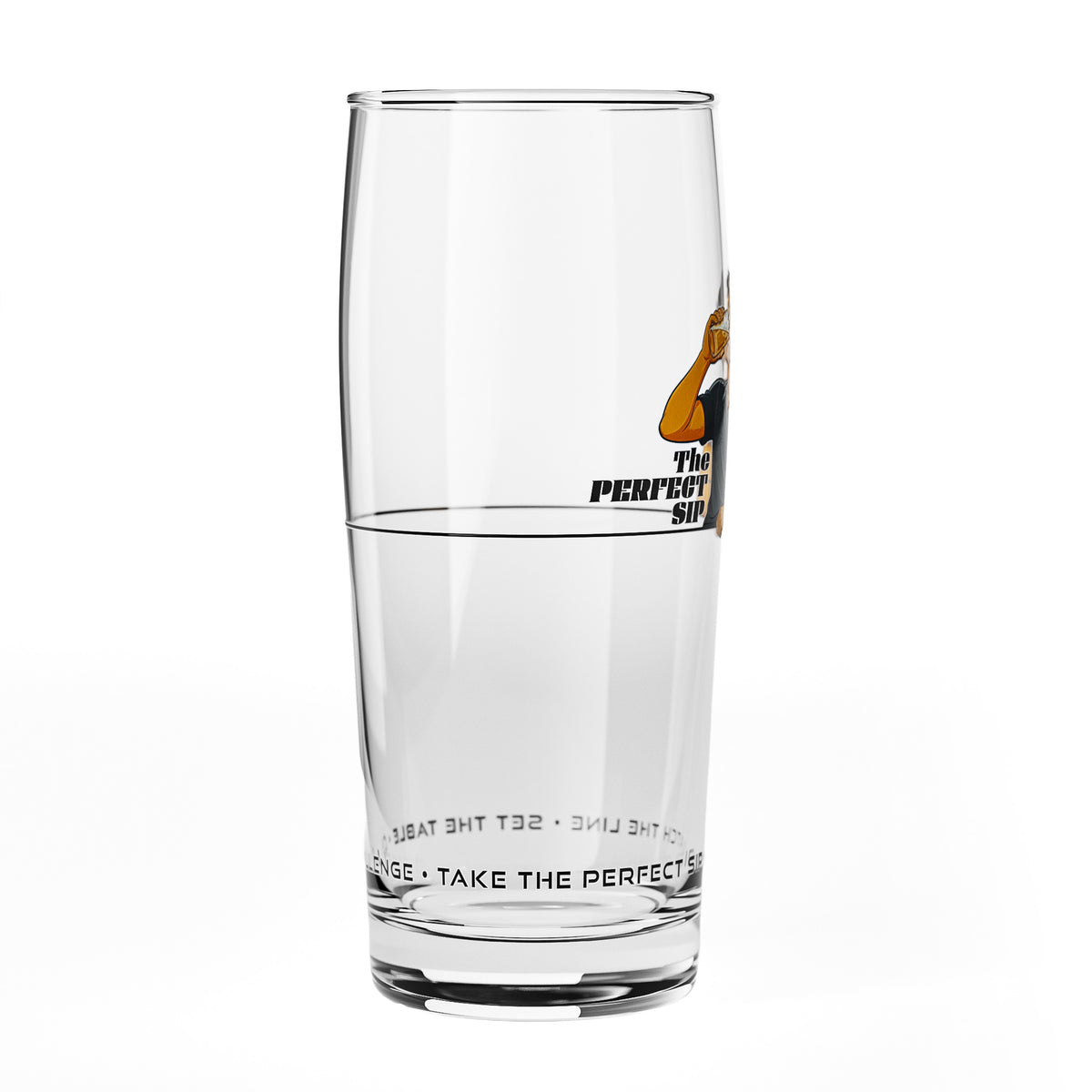 Bicchiere da birra Sipply SETTING THE TABLE The Perfect SIP Willibecher 0,5 l - La divertente tendenza dei social media – Vista 3