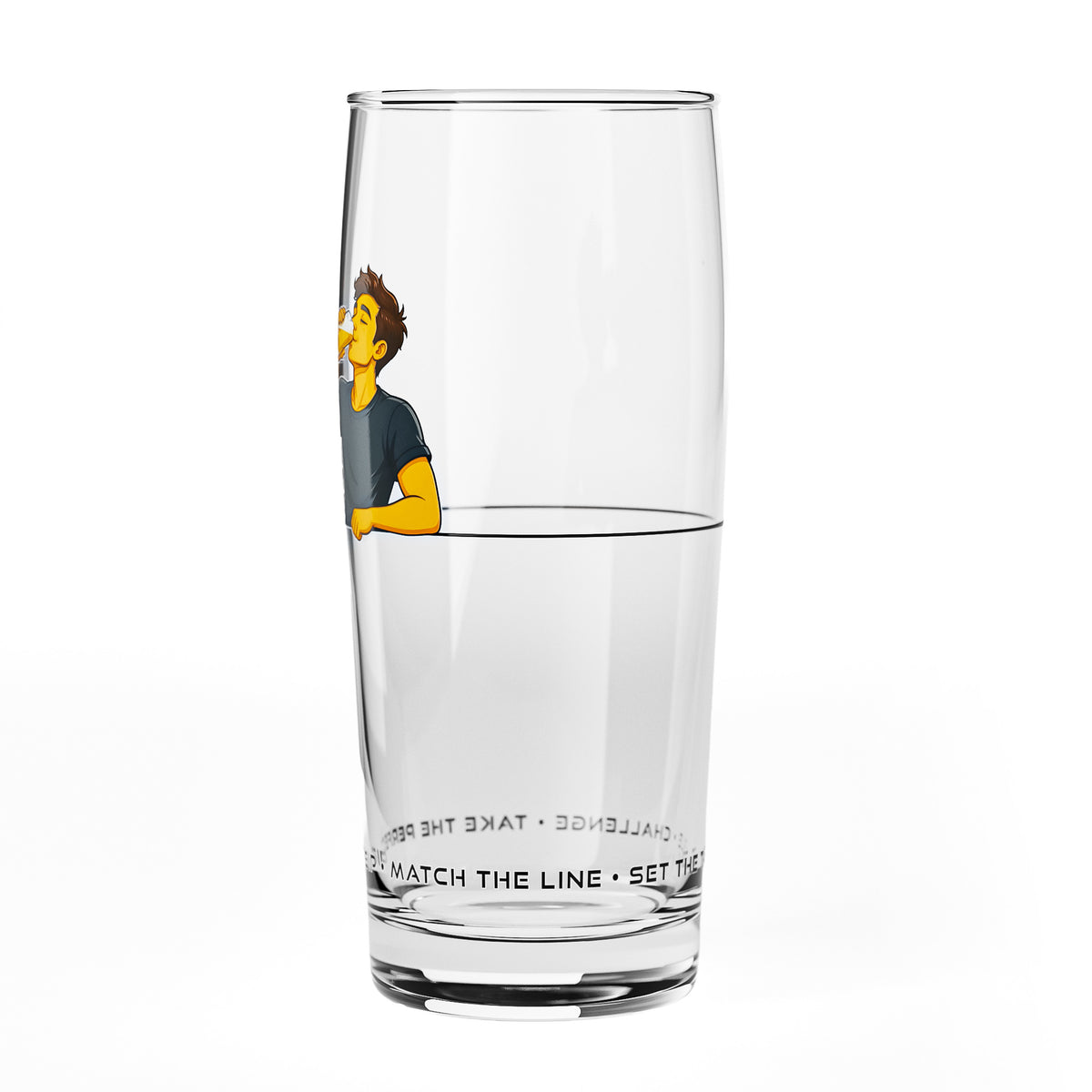 Bicchiere da birra Sipply SETTING THE TABLE The Perfect SIP Willibecher 0,5 l - La divertente tendenza dei social media – Vista 4