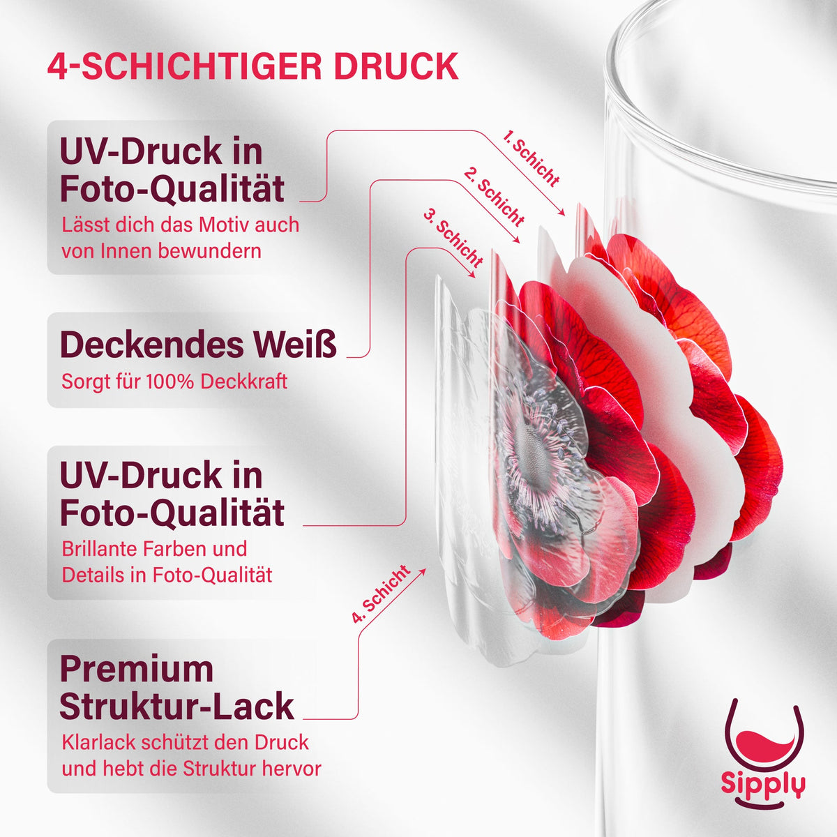 Bicchiere da vino Sipply con frase "Special Effects", 0,5 l – Vista 5