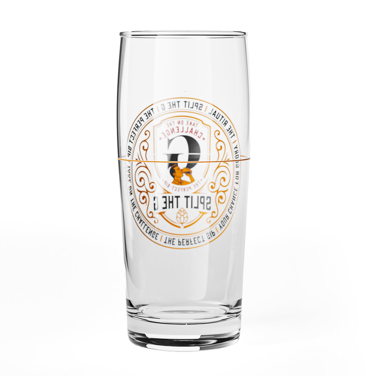Bicchiere da birra Sipply SPLIT THE G The Perfect SIP Willibecher 0,5 l - La divertente tendenza dei social media – Vista 5