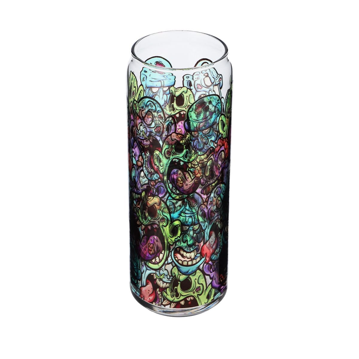 6x Sipply Bicchiere con motivo Halloween Doodle Zombie Icons stampa UV Can Glass 370ml – Vista 4