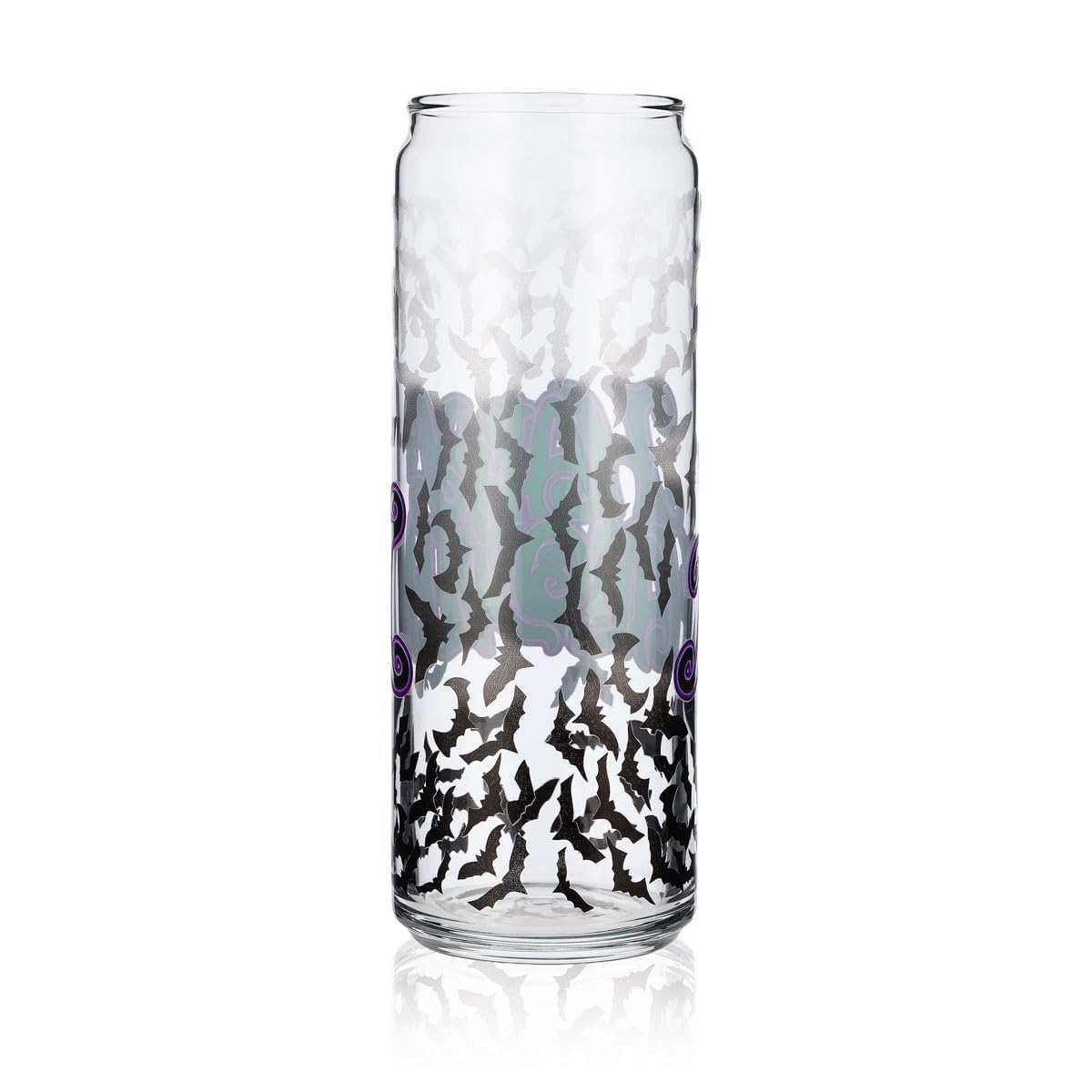 6x Sipply Bicchiere con Motivo Halloween Pipistrelli Stampa UV Can Glass 370ml – Vista 4